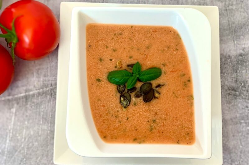KETO zupa z pieczonych pomidor贸w