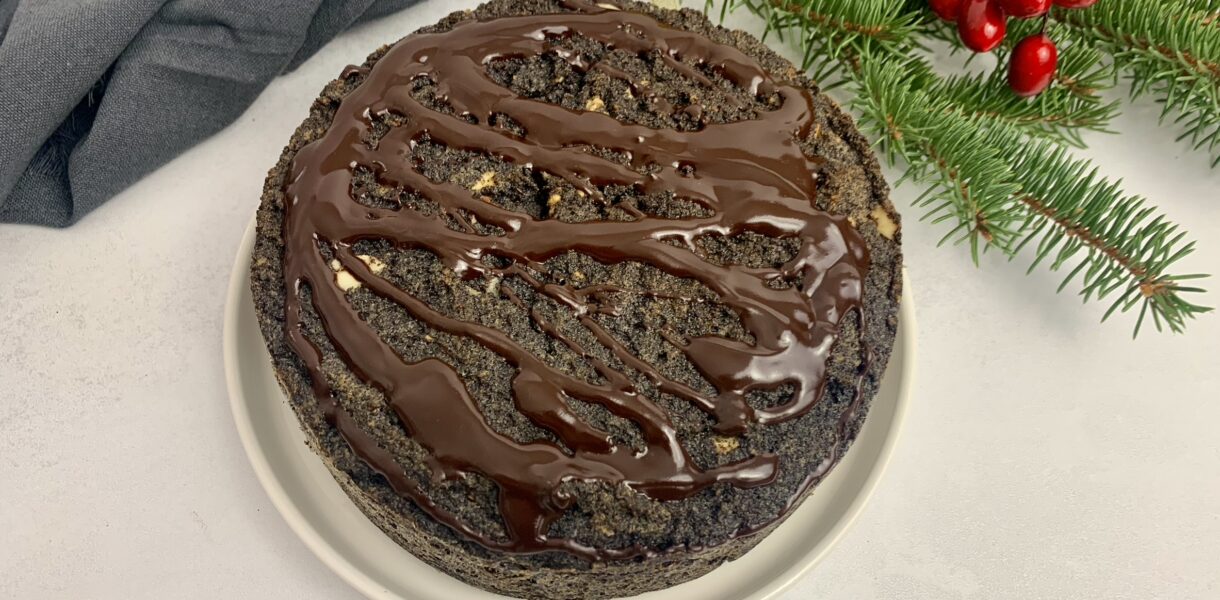 keto królewski makowiec