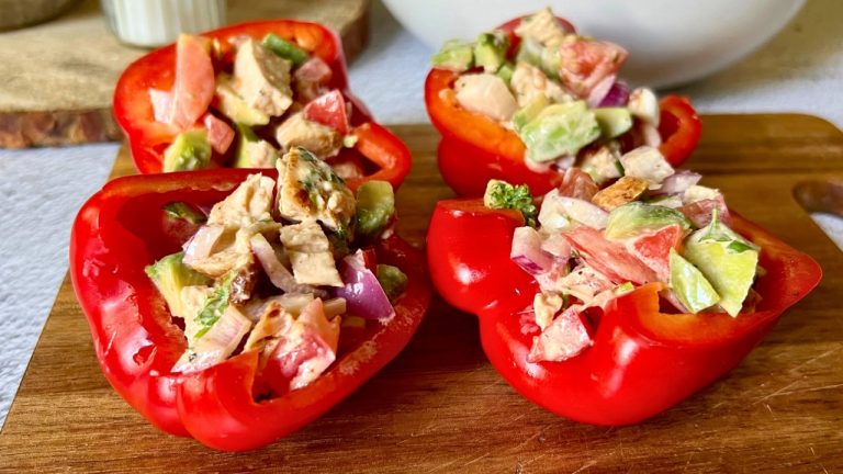 keto sałatka z indykiem