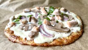 keto pizza bianca