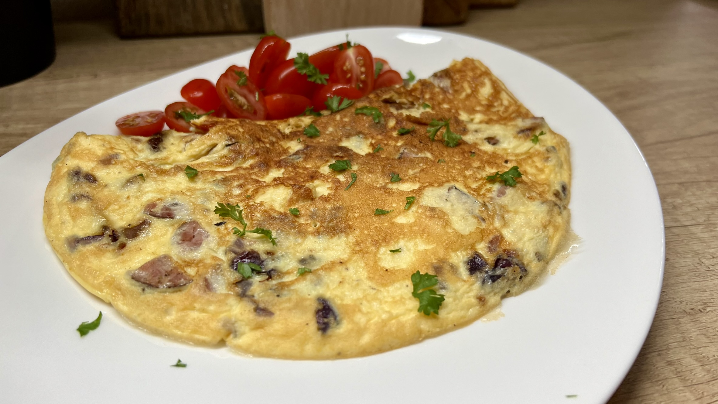 omlet na śniadanie