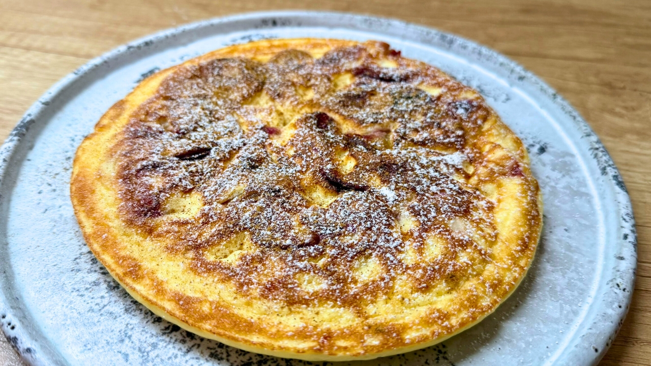 omlet ze sliwka